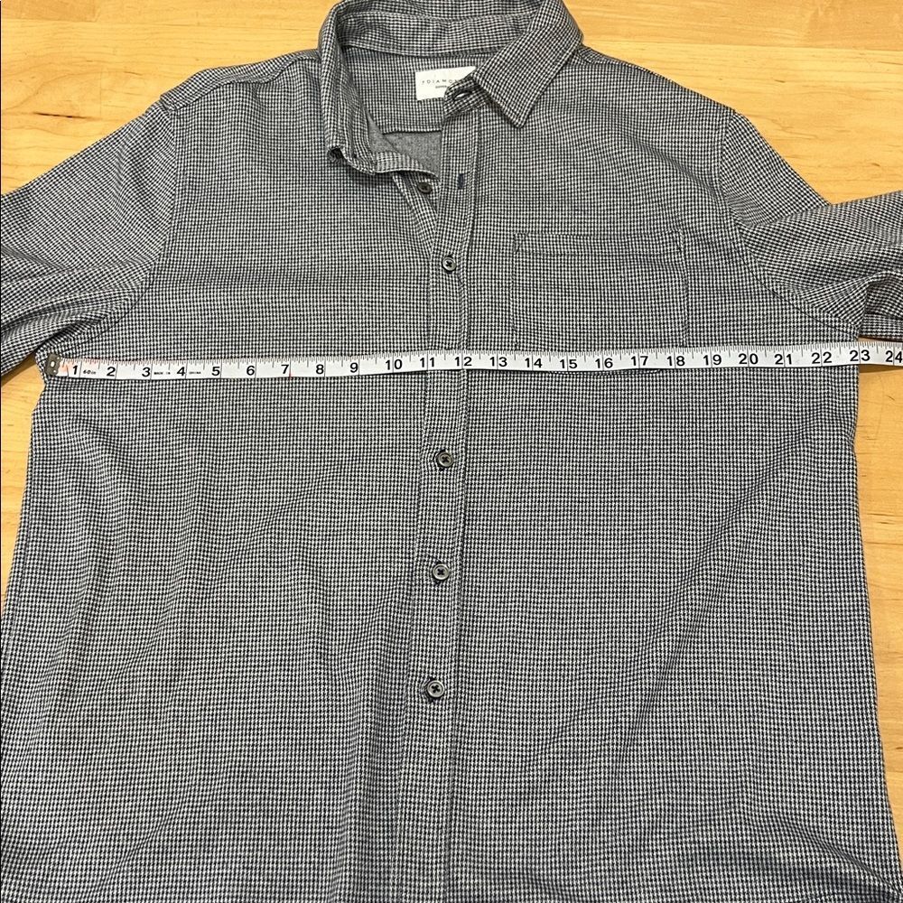 7 Diamonds Navy Patterned Casual Shirt - Picture 6 of 8